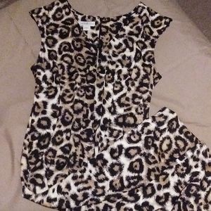 leopard print dress